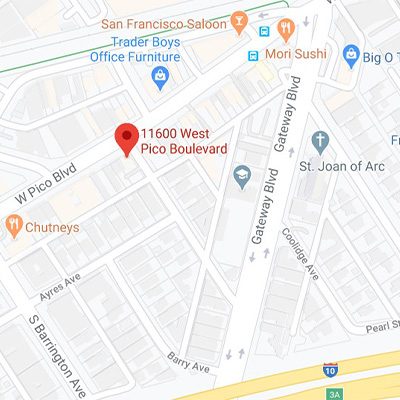 W. Pico Boulevard map